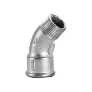 CURVA PARA ROSCAR MACHO-HEMBRA 45º GALVANIZADO (VARIAS MEDIDAS HASTA 4")