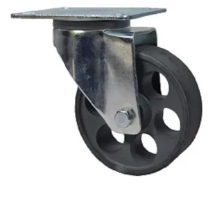 RUEDA HIERRO GIRATORIA CON BASE