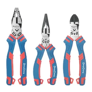 SET 3 ALICATES ALEMAN 8"-PUNTA 6"-C. DIAGONAL 6"  P/FUERZA