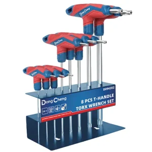 JUEGO DE 8 LLAVES TORX CON MANGO T