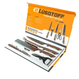 SET DE CUCHILLOS PROFESIONALES PARA COCINA LUSQTOFF
